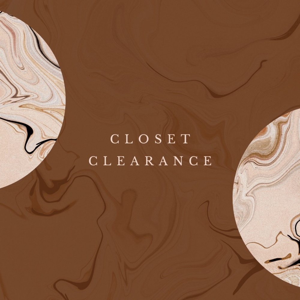 Closet Sale